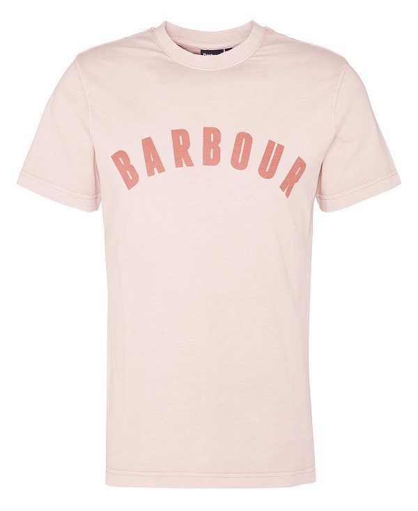 Barbour Terra Dye T-shirt Pink Mist | BABO88340