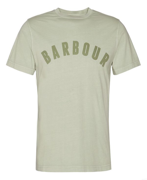 Barbour Terra Dye T-shirt Sea Foam | BABO88342