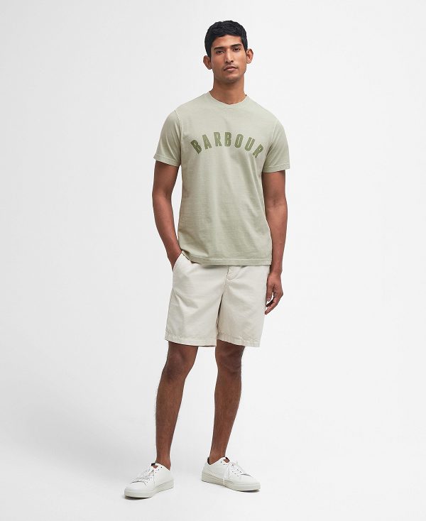 Barbour Terra Dye T-shirt Sea Foam | BABO88342