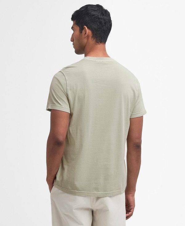 Barbour Terra Dye T-shirt Sea Foam | BABO88342