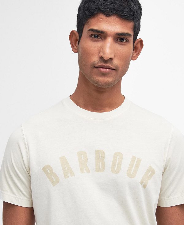 Barbour Terra Dye T-shirt Stone | BABO88339