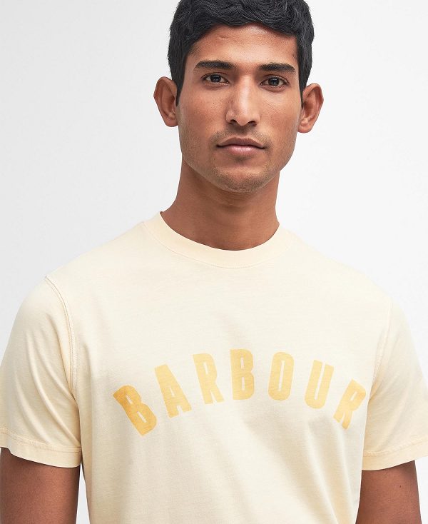 Barbour Terra Dye T-shirt Yellow | BABO88338