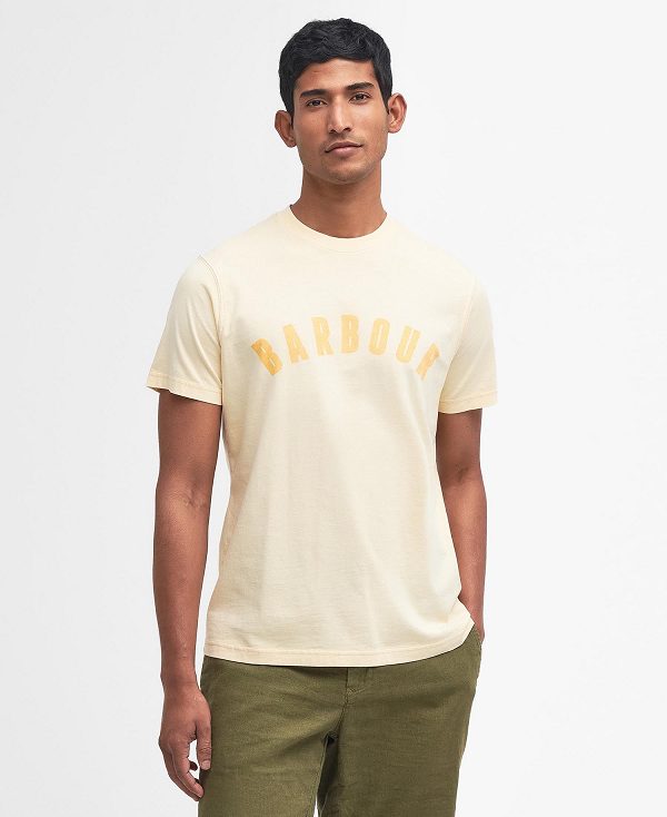 Barbour Terra Dye T-shirt Yellow | BABO88338