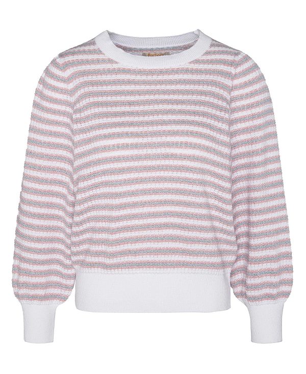 Barbour Thea Striped Crew Neck Jumper Multi | BABO89700