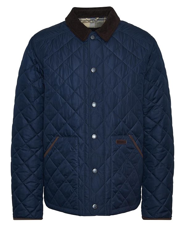 Barbour Thornley Quilted Jacket Classic Navy | BABO87329