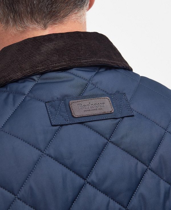 Barbour Thornley Quilted Jacket Classic Navy | BABO87329