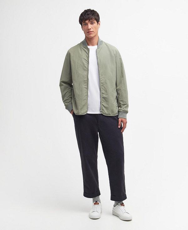 Barbour Tirrel Bomber Jacket Mist | BABO87482