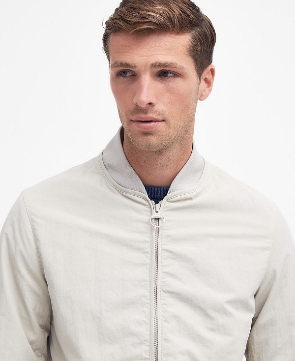 Barbour Tirrel Bomber Jacket White | BABO87480