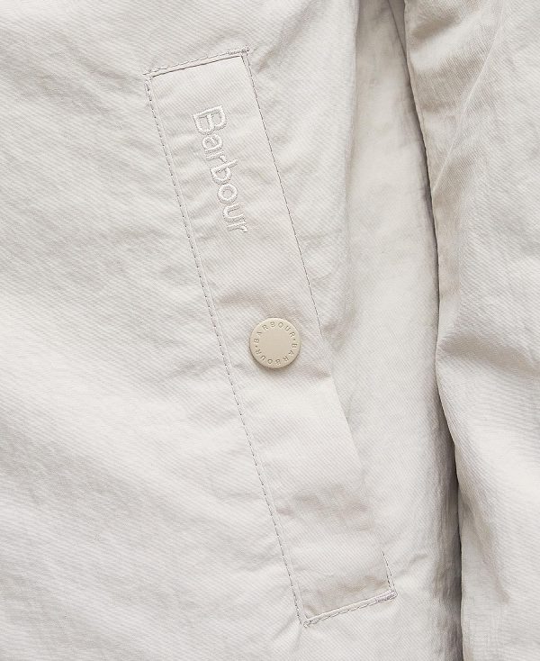 Barbour Tirrel Bomber Jacket White | BABO87480