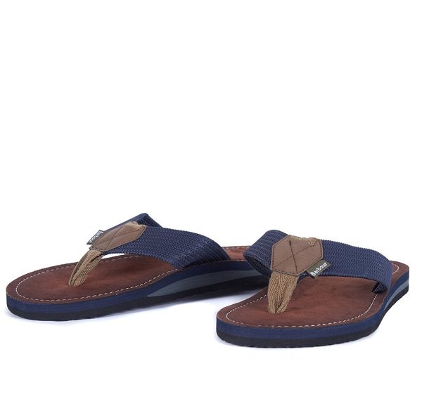 Barbour Toeman Beach Sandal Navy | BABO88883