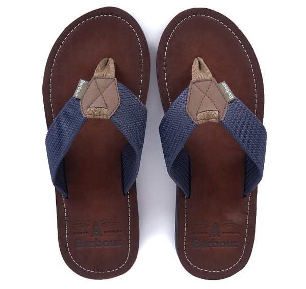 Barbour Toeman Beach Sandal Navy | BABO88883