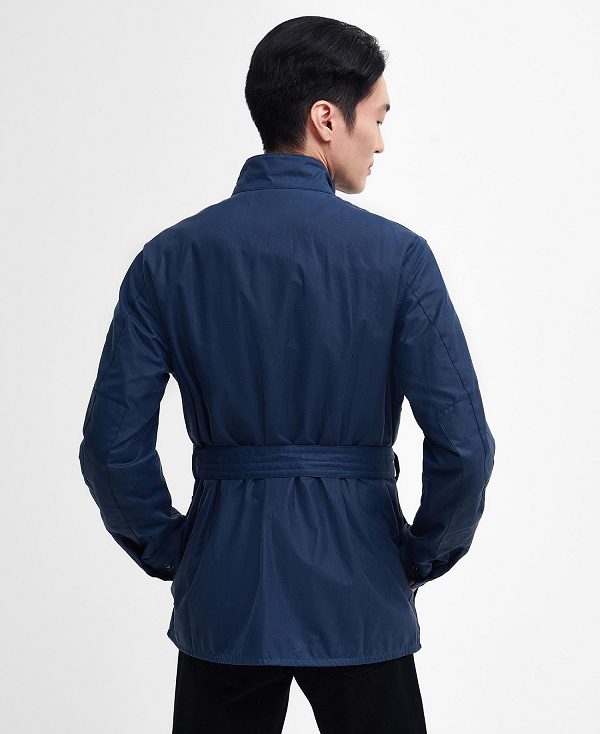 Barbour Tonal Trialist Wax Jacket Washed Cobalt | BABO87191