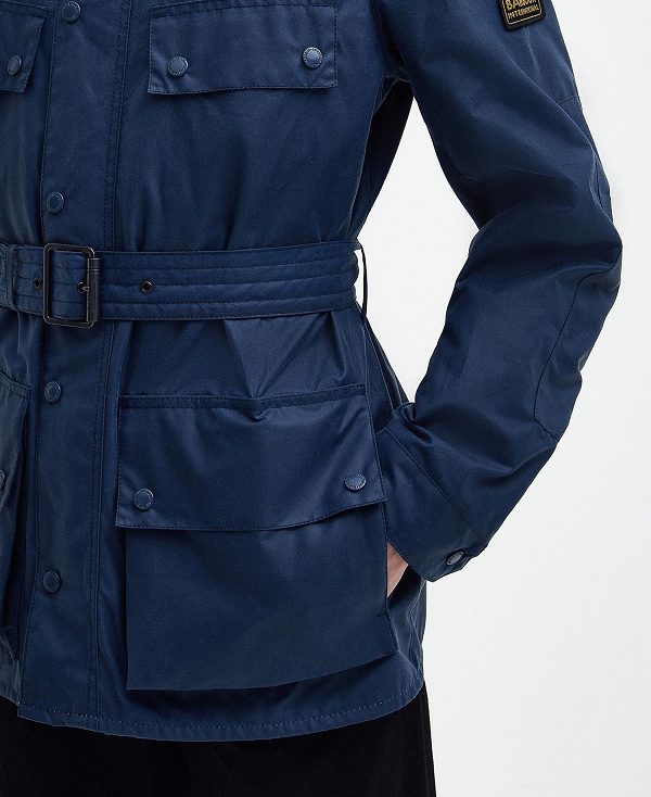 Barbour Tonal Trialist Wax Jacket Washed Cobalt | BABO87191