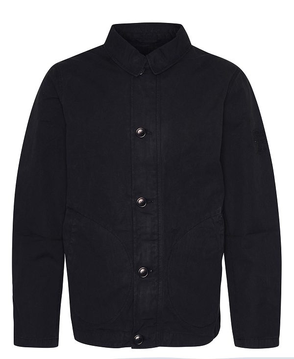 Barbour Torbay Deck Casual Jacket Black | BABO87467