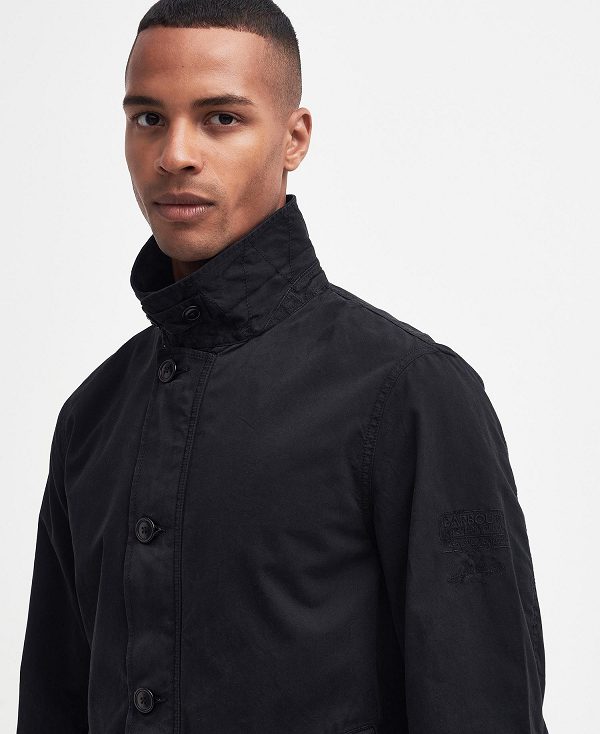 Barbour Torbay Deck Casual Jacket Black | BABO87467