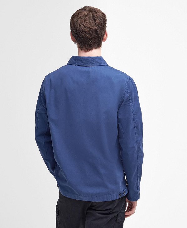 Barbour Torbay Deck Casual Jacket Washed Cobalt | BABO87475