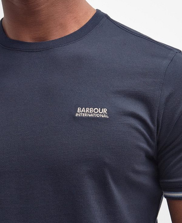 Barbour Torque Tipped T-shirt Navy | BABO88334