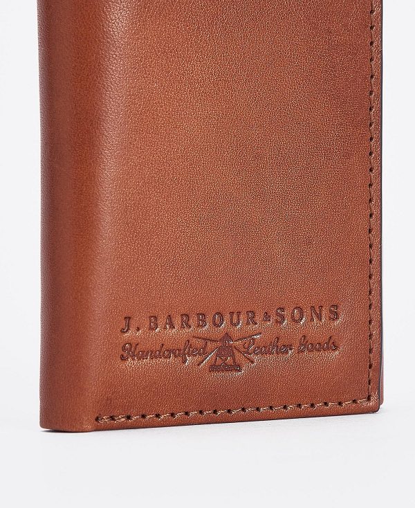 Barbour Torridon Leather Bi-fold Wallet Cognac | BABO89170