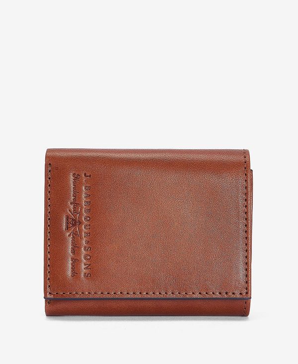 Barbour Torridon Leather Bi-fold Wallet Cognac | BABO89170