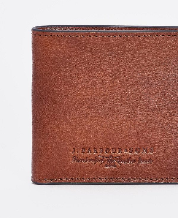 Barbour Torridon Leather Wallet Cognac | BABO89169