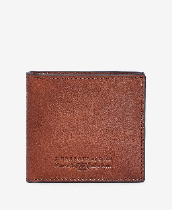 Barbour Torridon Leather Wallet Cognac | BABO89169