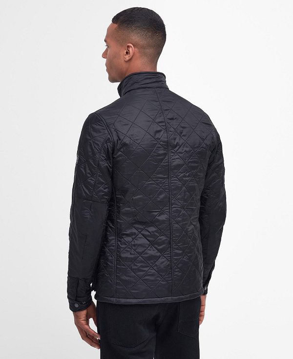 Barbour Tourer Ariel Polar Quilted Jacket Black | BABO87303