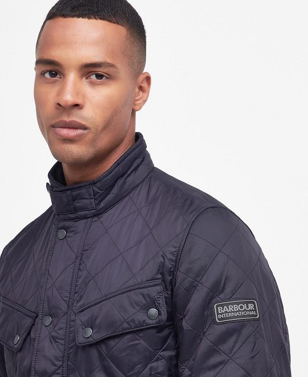 Barbour Tourer Ariel Polar Quilted Jacket Navy | BABO87310