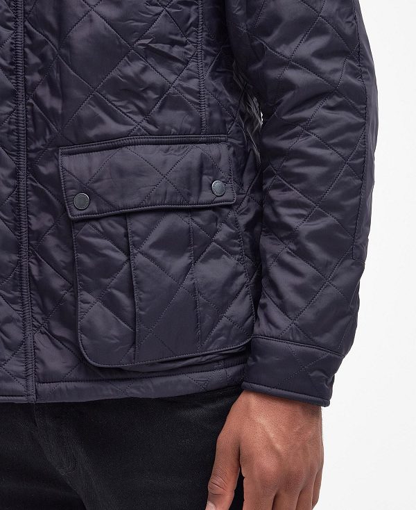 Barbour Tourer Ariel Polar Quilted Jacket Navy | BABO87310