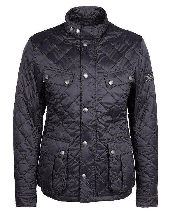 Barbour Tourer Ariel Quilted Jacket Black | BABO87313