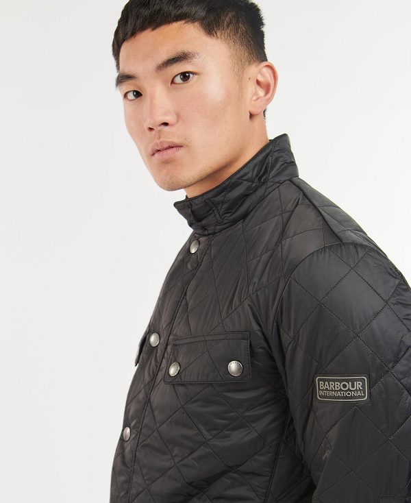 Barbour Tourer Ariel Quilted Jacket Black | BABO87313