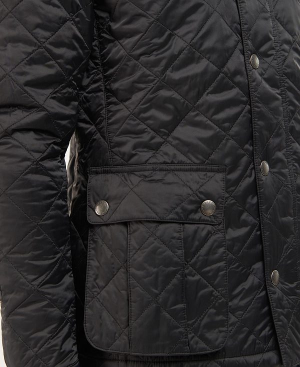 Barbour Tourer Ariel Quilted Jacket Black | BABO87313