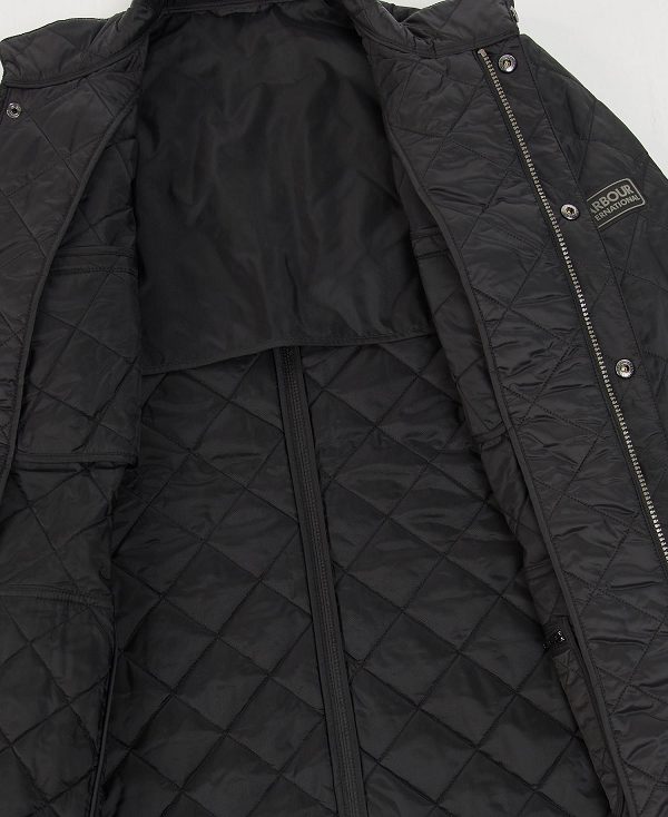 Barbour Tourer Ariel Quilted Jacket Black | BABO87313