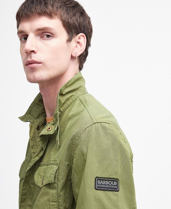 Barbour Tourer Chatfield Utility Jacket Olive Branch | BABO87473