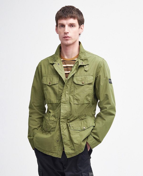 Barbour Tourer Chatfield Utility Jacket Olive Branch | BABO87473