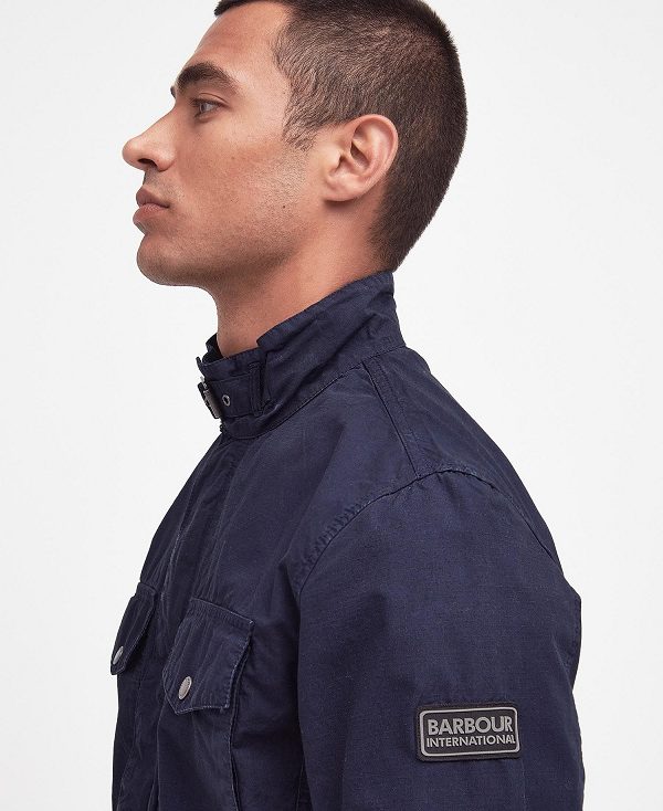 Barbour Tourer Chatfield Utility Jacket Navy | BABO87474