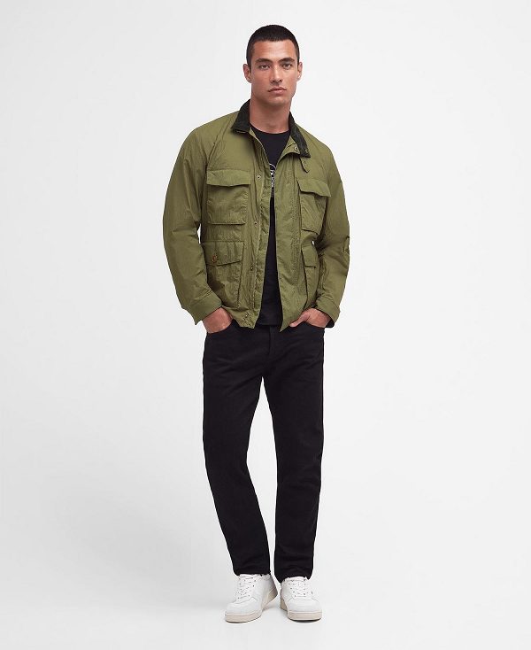 Barbour Tourer Clove Utility Jacket Olive Branch | BABO87476