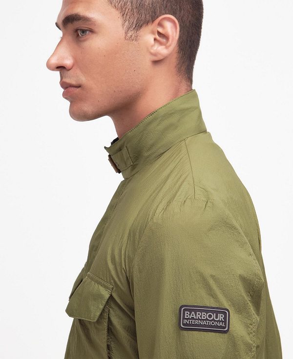 Barbour Tourer Clove Utility Jacket Olive Branch | BABO87476