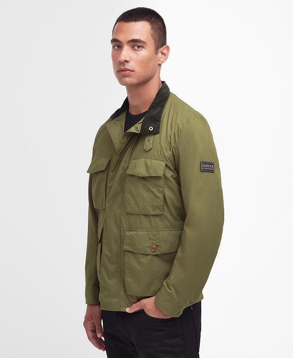 Barbour Tourer Clove Utility Jacket Olive Branch | BABO87476