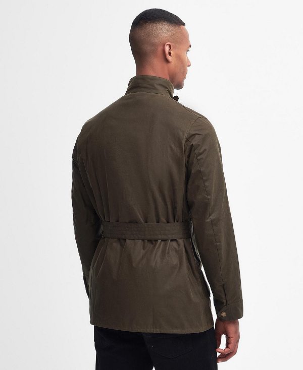 Barbour Tourer Slim International Waxed Jacket Beech | BABO87193