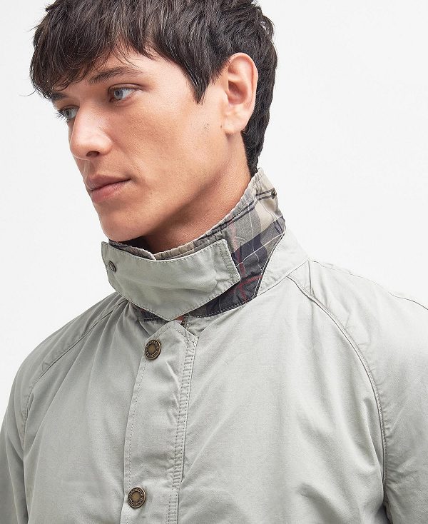 Barbour Tracker Casual Jacket Forest Fog | BABO87485