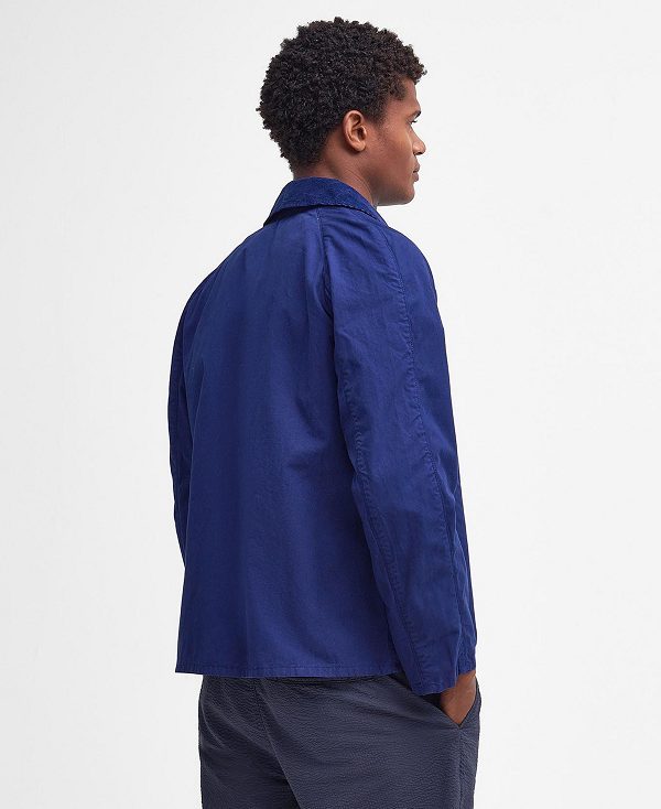 Barbour Tracker Casual Jacket Inky Blue | BABO87487