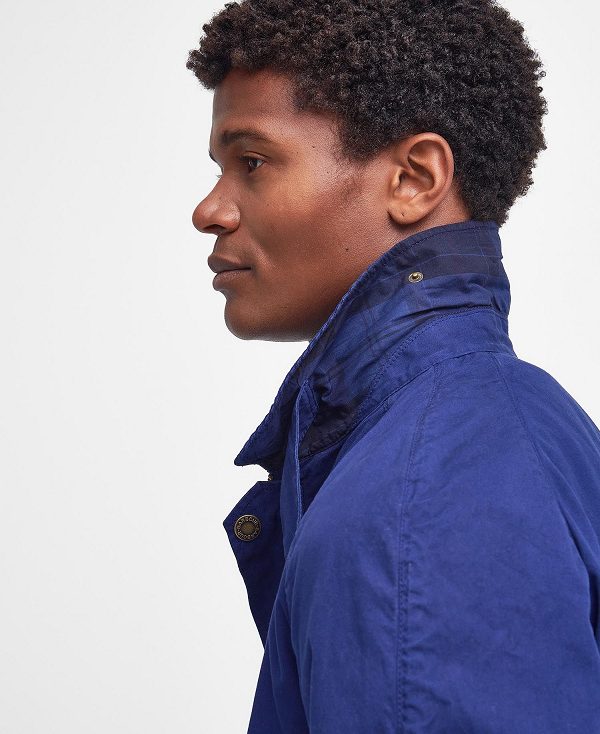 Barbour Tracker Casual Jacket Inky Blue | BABO87487