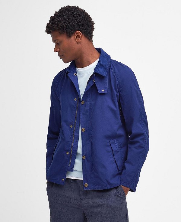 Barbour Tracker Casual Jacket Inky Blue | BABO87487