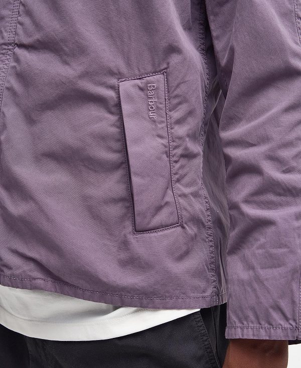 Barbour Tracker Casual Jacket Purple Slate | BABO87489