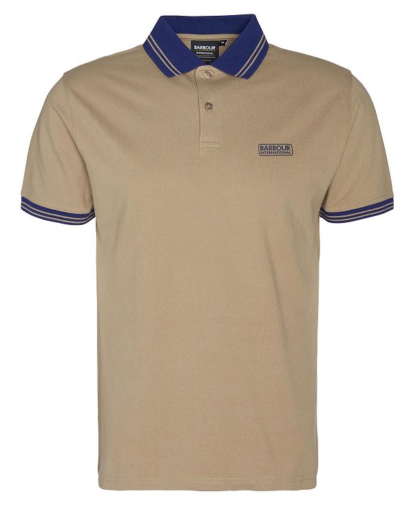 Barbour Tracker Short-sleeved Polo Shirt Forest River | BABO88173