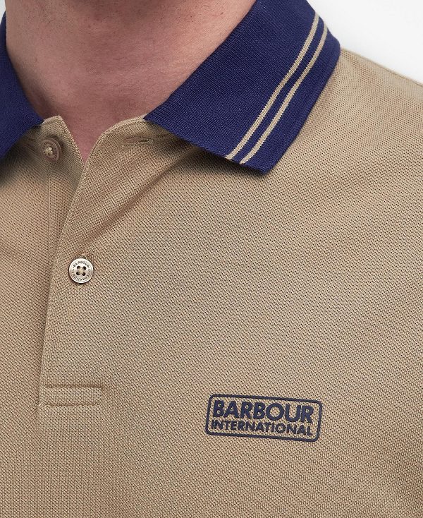 Barbour Tracker Short-sleeved Polo Shirt Forest River | BABO88173