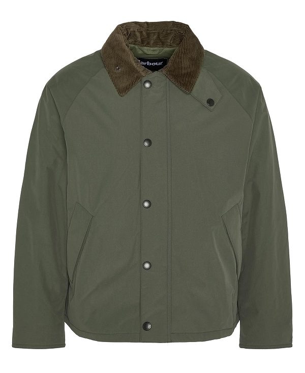 Barbour Transport Padded Casual Jacket Green | BABO87505