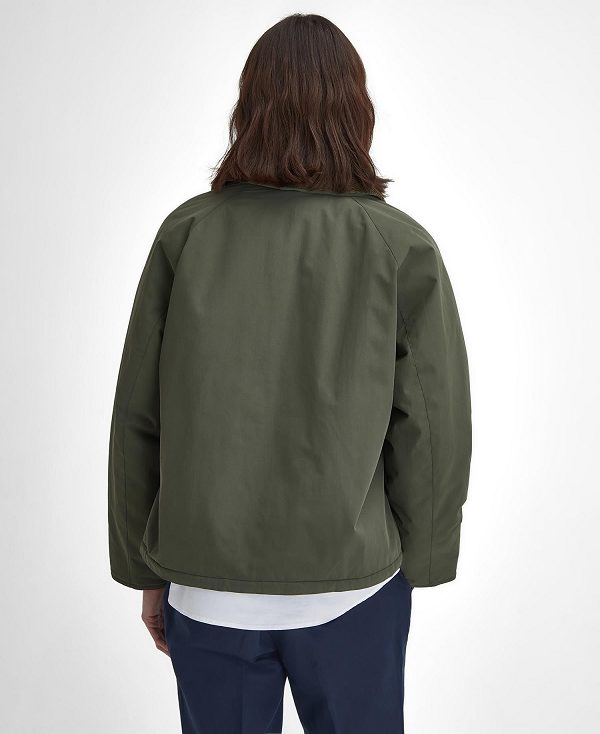 Barbour Transport Padded Casual Jacket Green | BABO87505