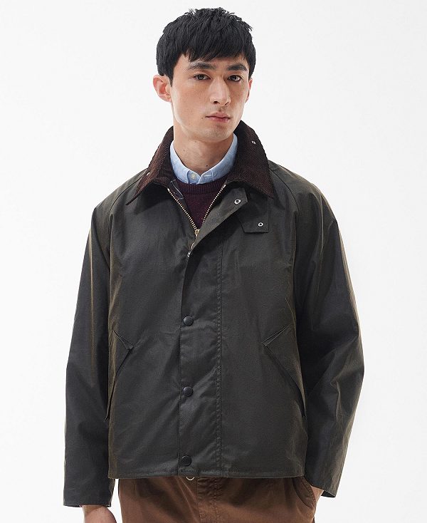 Barbour Transport Wax Jacket Classic Black | BABO87262