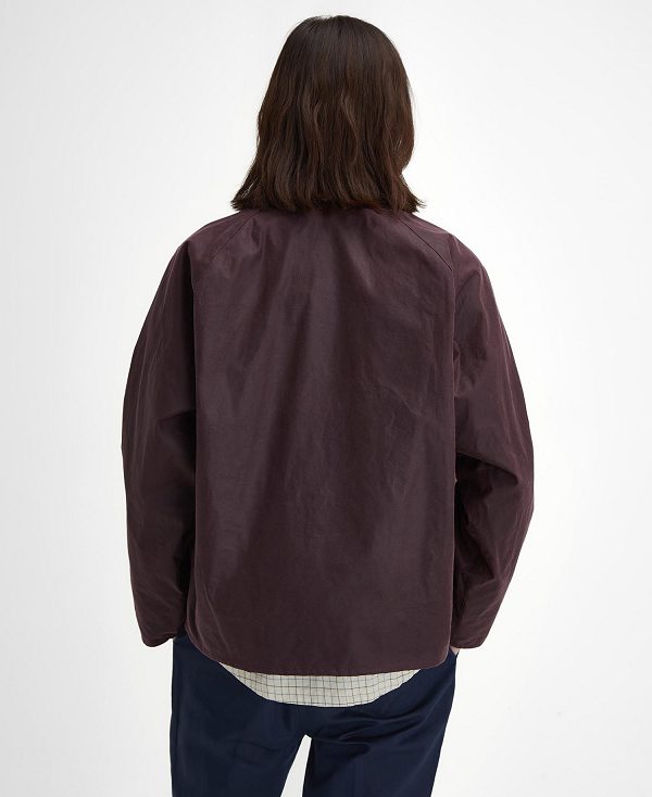 Barbour Transport Waxed Jacket Bordeaux | BABO87261